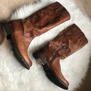 FRYE Leather Riding Boots, 8.5